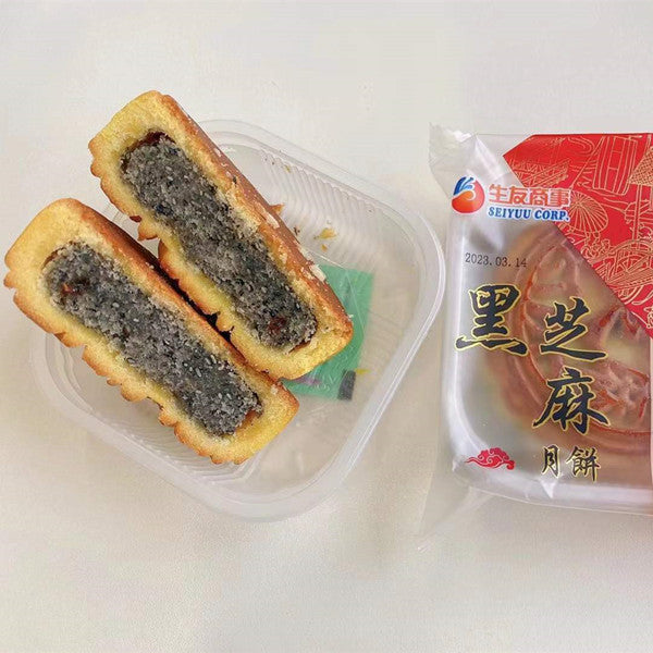 生友 偉業 黒芝麻月餅1個入 100g