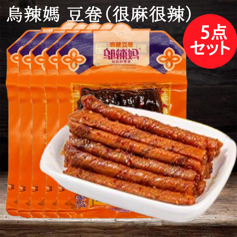 烏辣媽 豆卷(很麻很辣)100g 辣条
