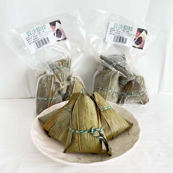 老師傅 豆沙甜粽 3个入 日本国内加工 約300g