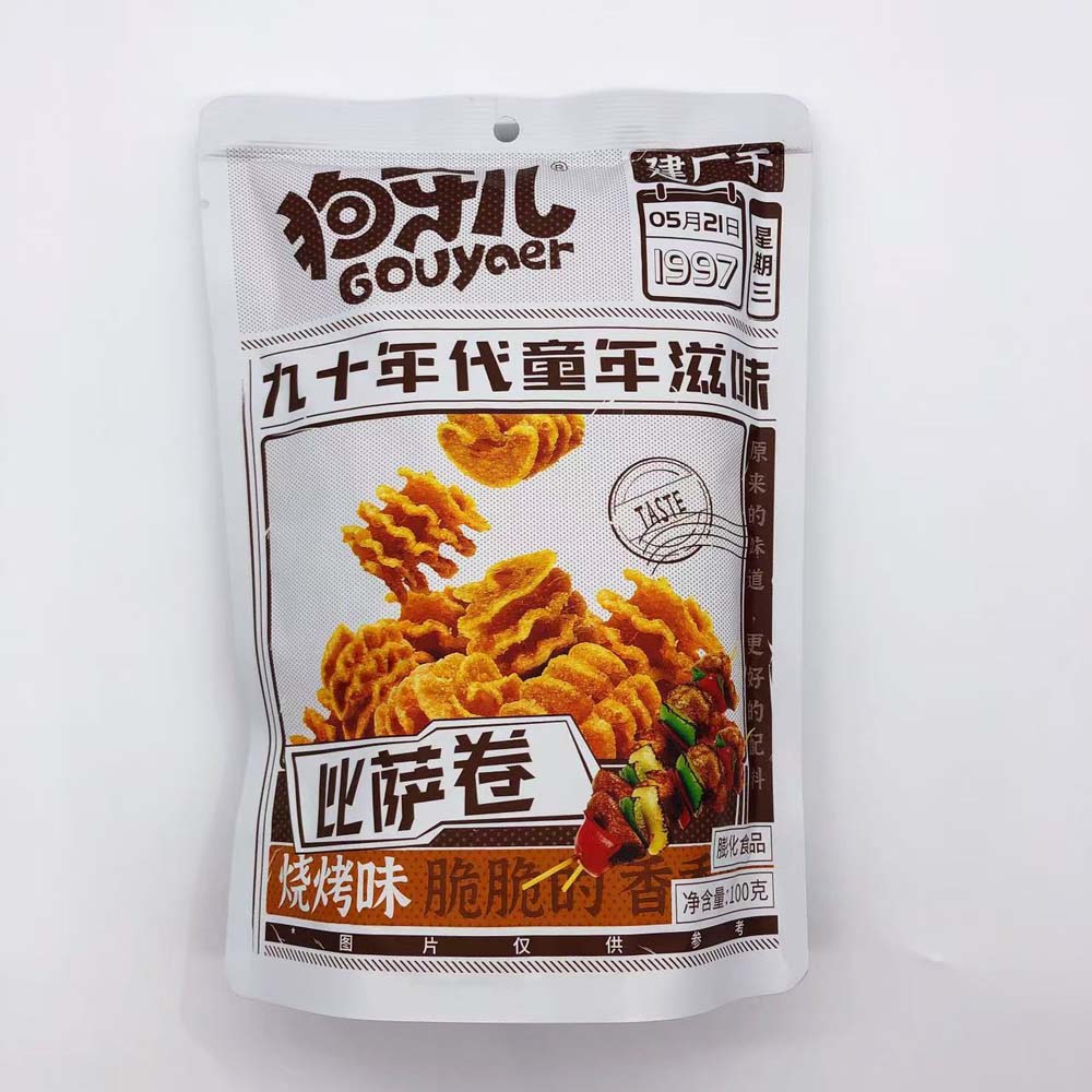 狗牙儿 比萨卷 焼考味 100g