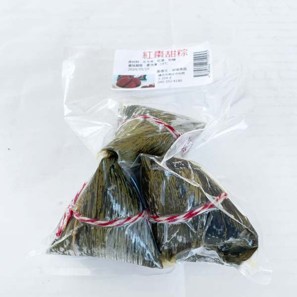 老師傅 紅棗甜粽 3个入 日本国内加工 約300g