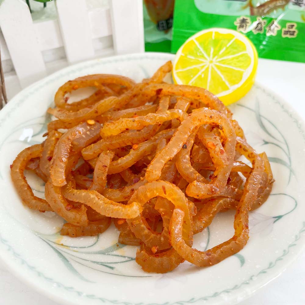 预售 青松香辣猪皮90g 日本国内加工