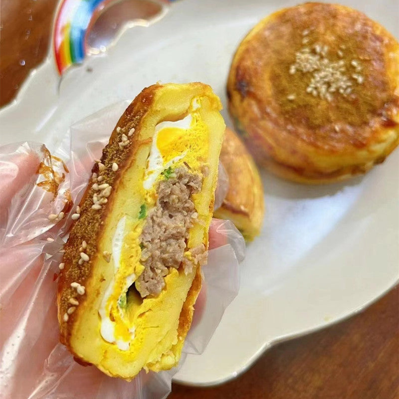 鶏蛋漢堡2个入 日本国内加工 冷凍品