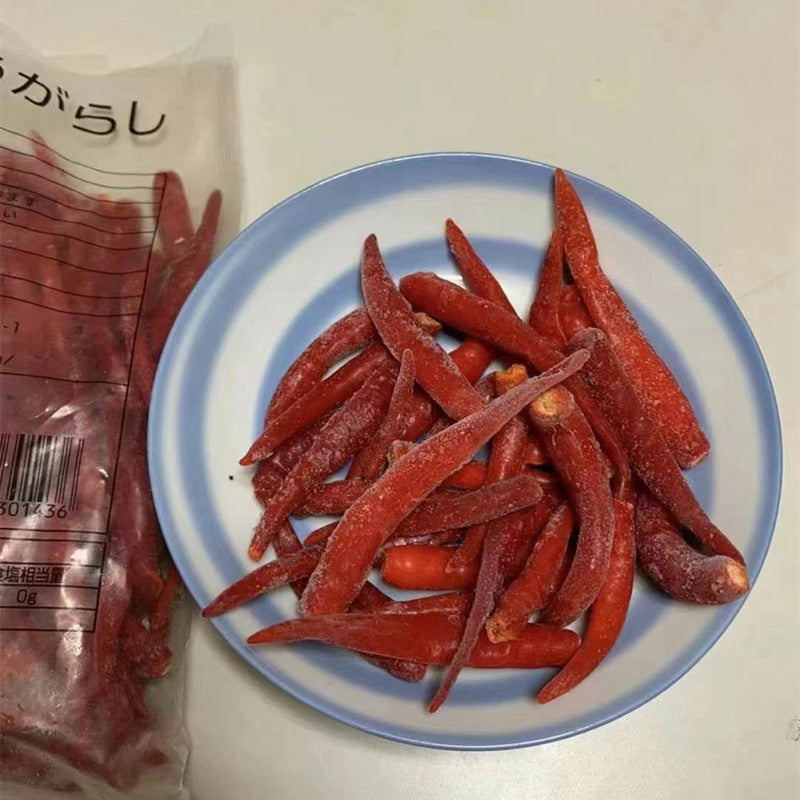 冷凍赤唐辛子(紅辣椒)500g 冷凍品