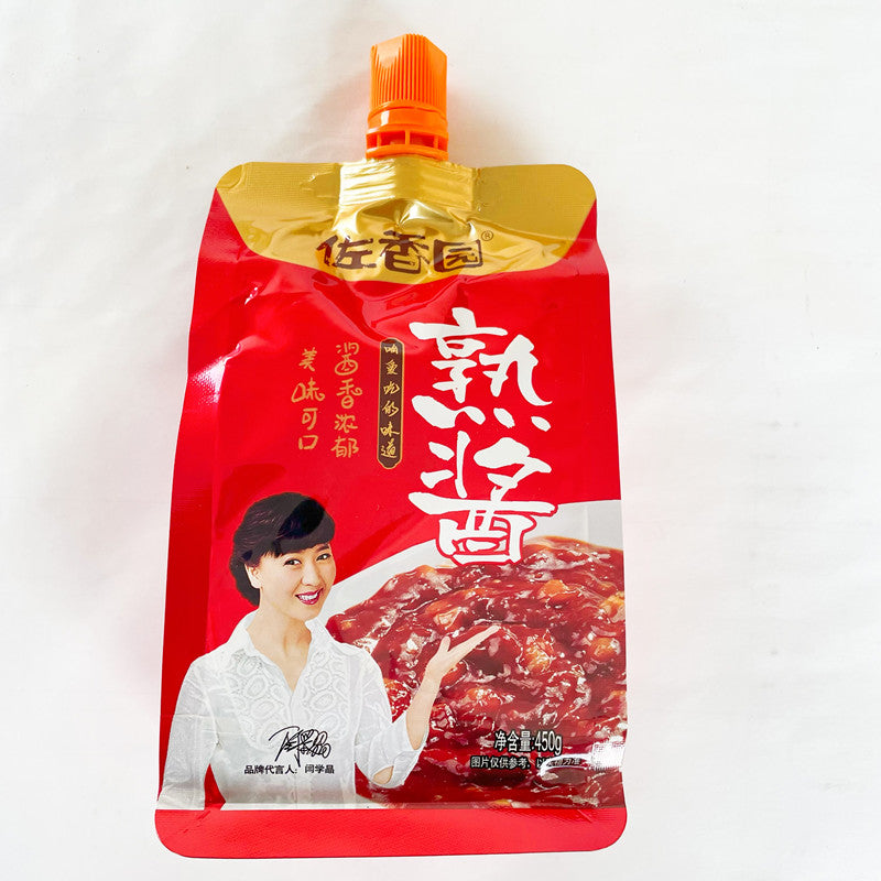 佐香园黄豆醤450gと佐香园熟醤450g