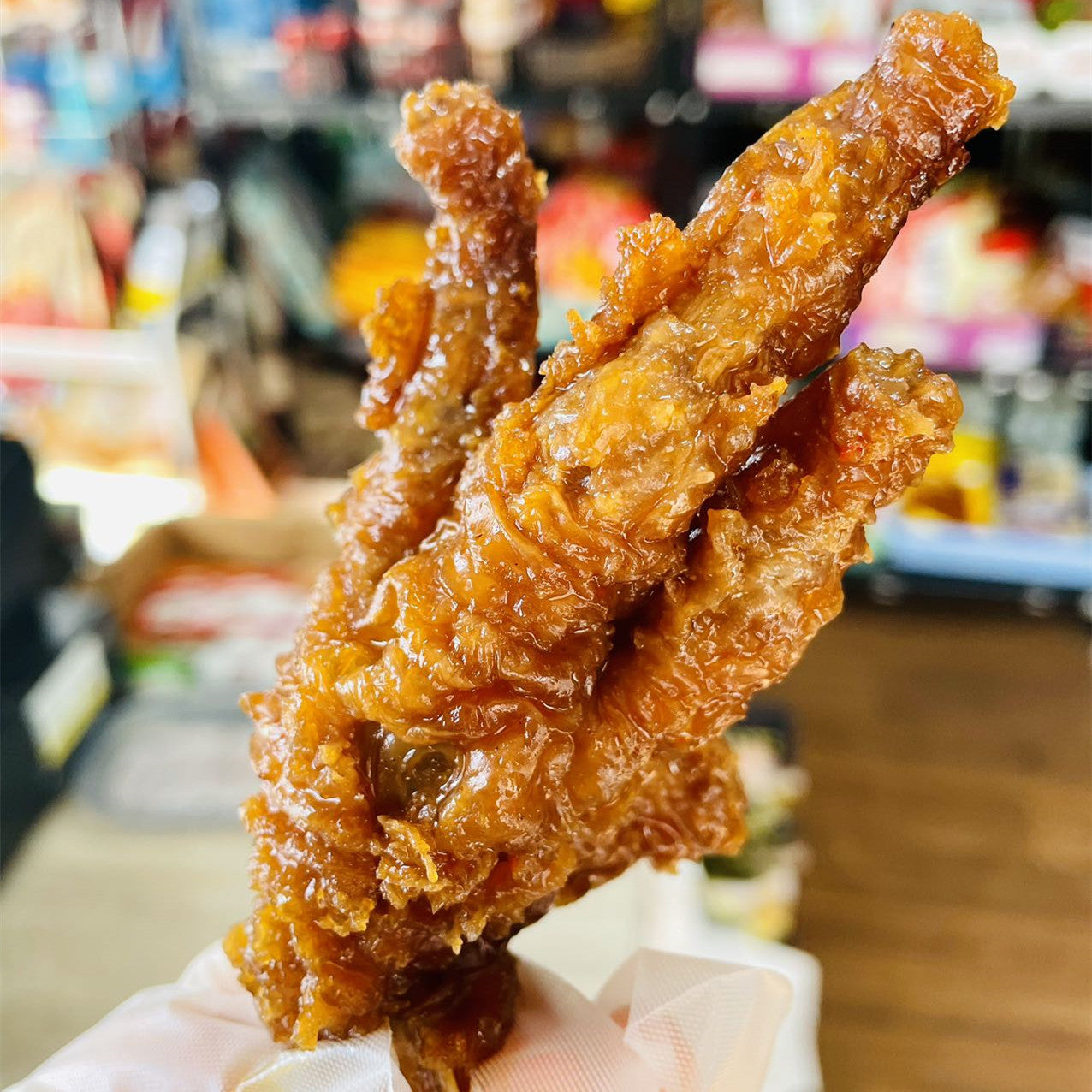 亮哥 虎皮鶏爪400g 辣的 日本国内加工