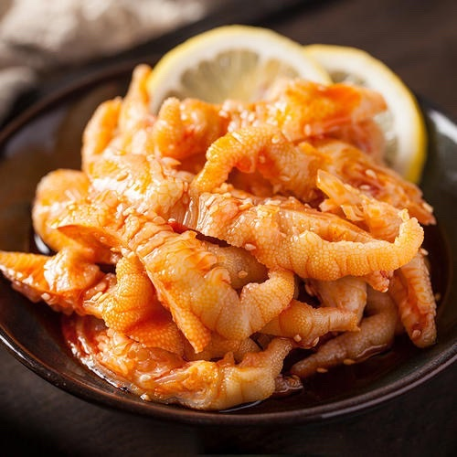 特价 亮哥 柠檬酸辣凤爪(酸辣中辣)约320g 日本国内加工