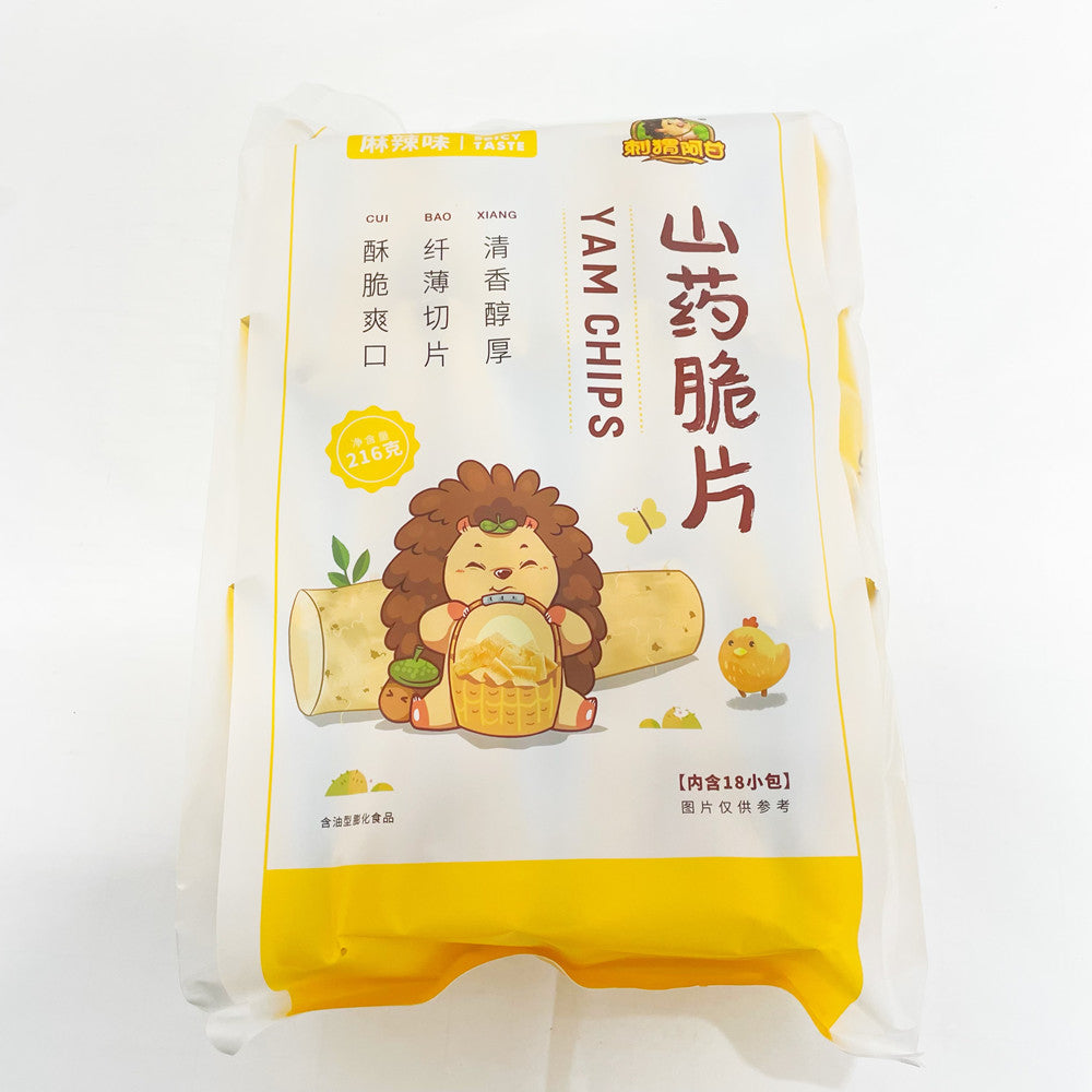 刺猬阿甘 山薬脆片(麻辣味)216g