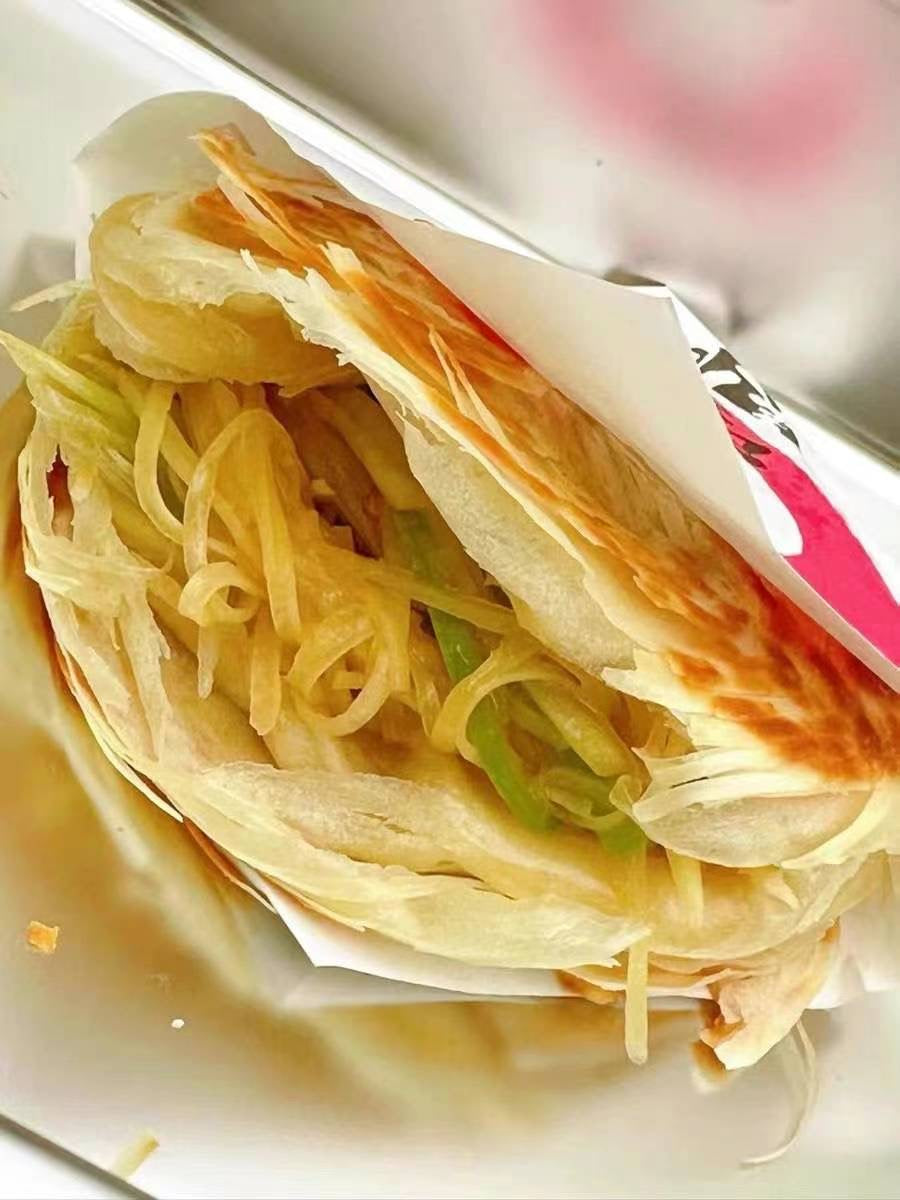 特价 万家餅業 潼関千層餅5枚 日本国内加工 100%日清面粉使用 約500g