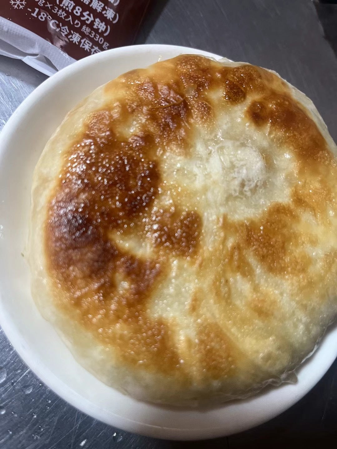 特价 万家餅業 孜然羊肉餡餅3枚 日本国内加工 100%日清面粉使用 約330g