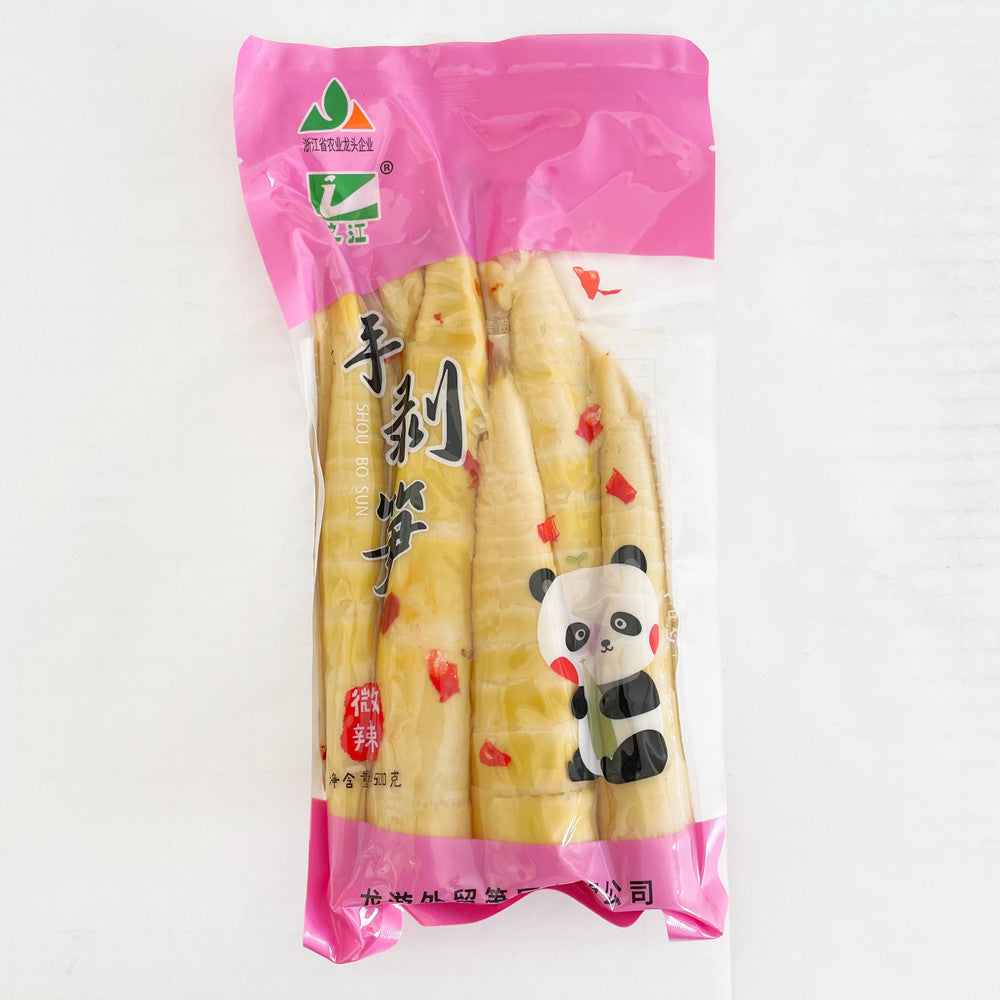手剥笋 調味竹笋肉-無皮(微辣)500g