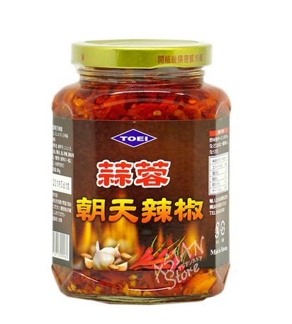蒜蓉朝天辣椒380g 台湾産