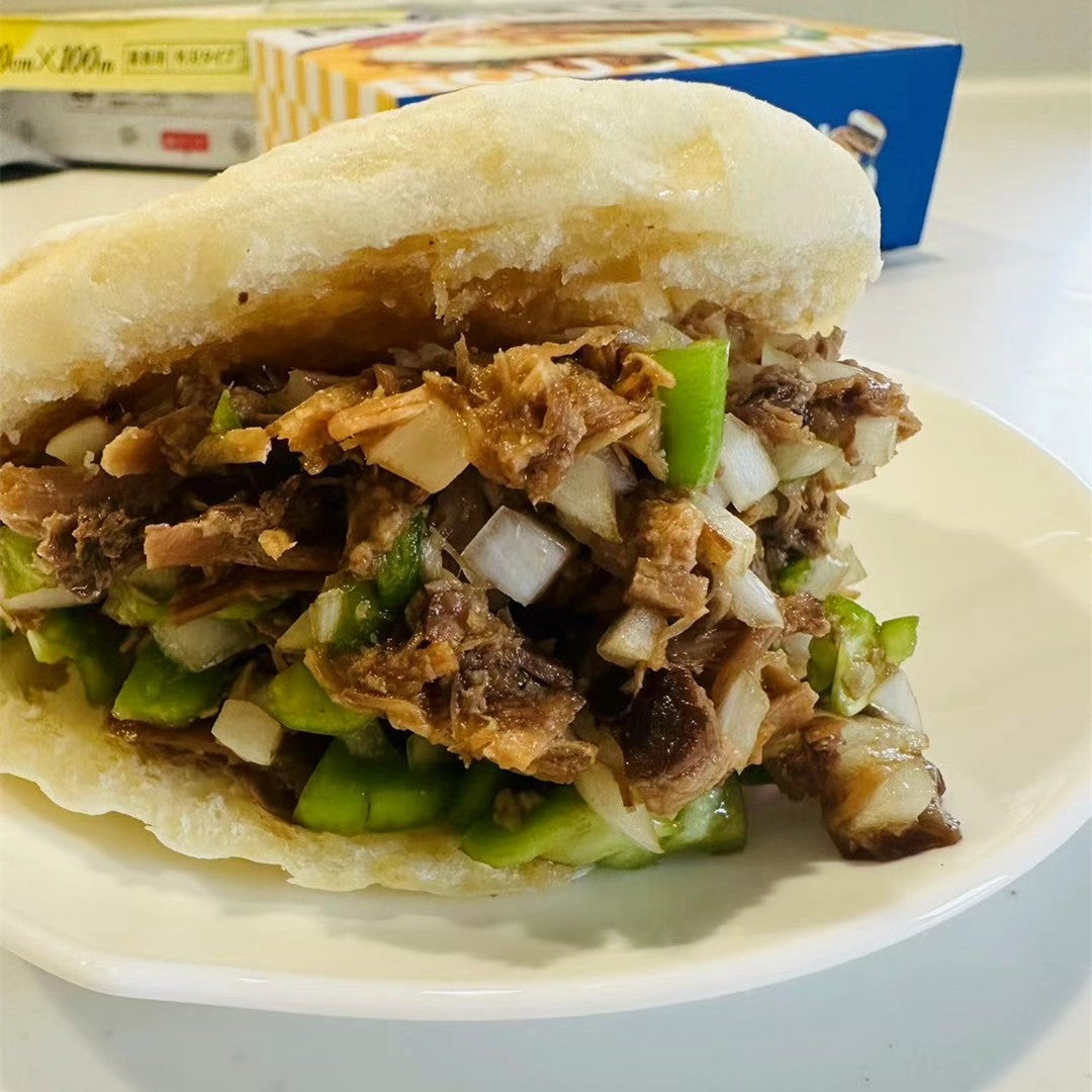 肉夹馍 肉夹馍 肉夾mo 肉夹饃 1個入 日本国内加工