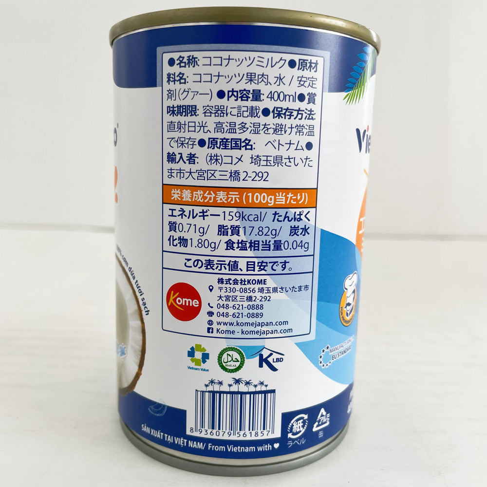 越南 ココナッツミルク400ml椰奶 椰乃
