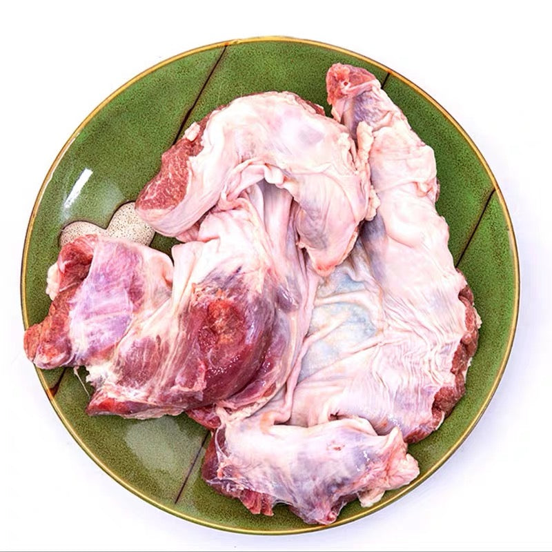 冷凍豚横隔膜筋(护心肉 )猪横隔膜肉 1kg 加拿大产