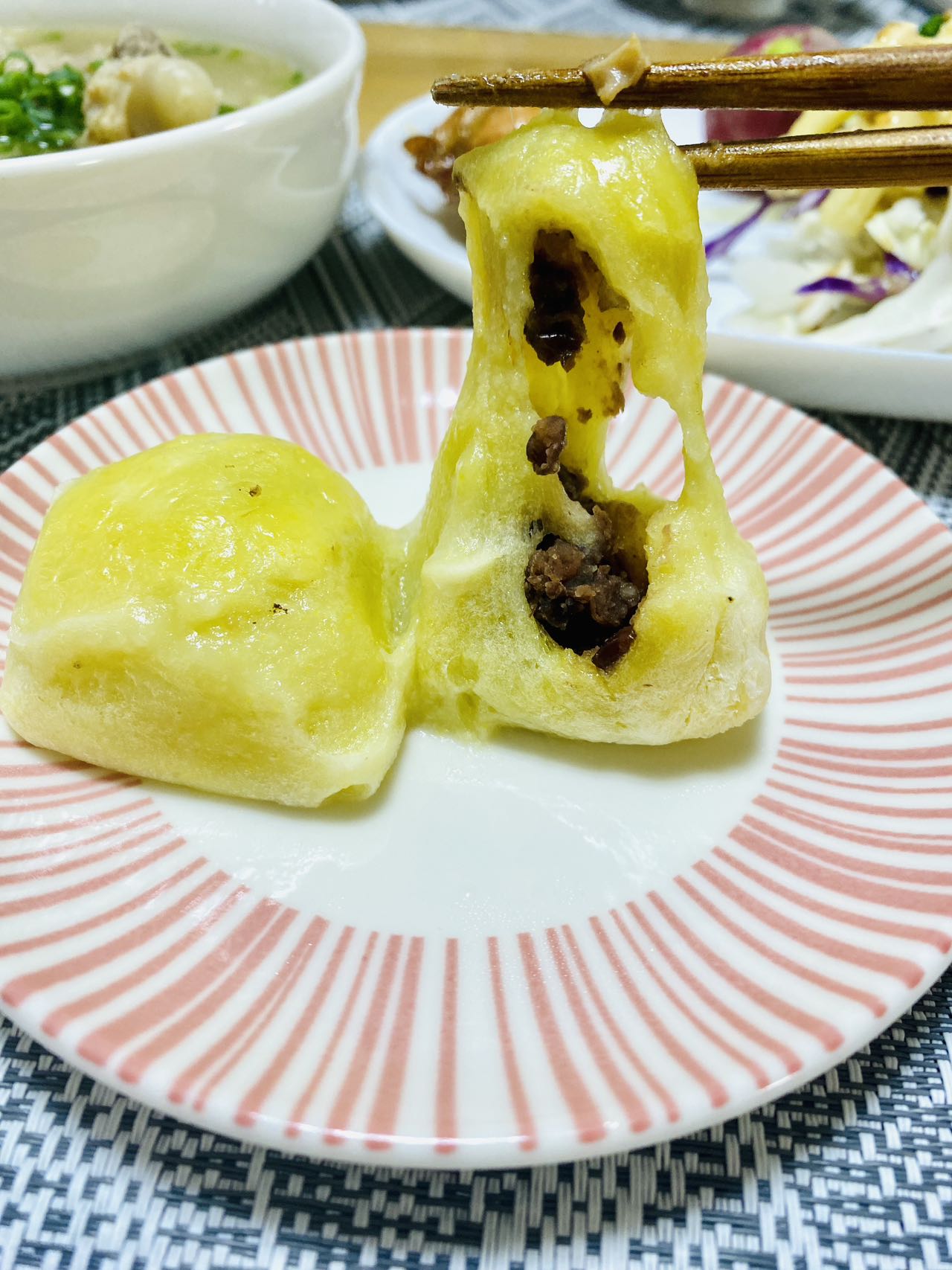 黄米面熟粘豆包 38g*12 冷凍品