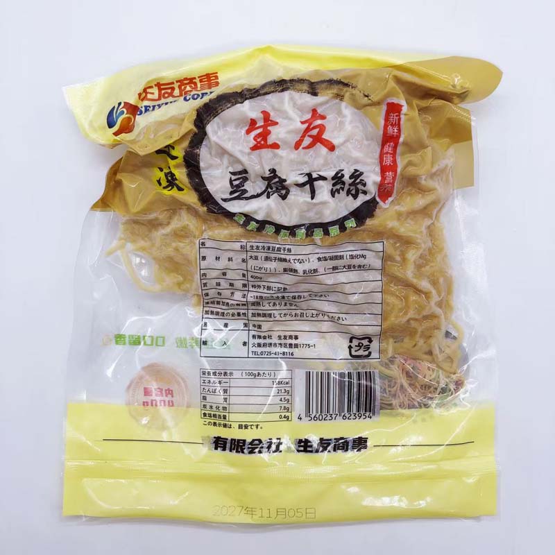 生友 速凍豆腐干絲 400g