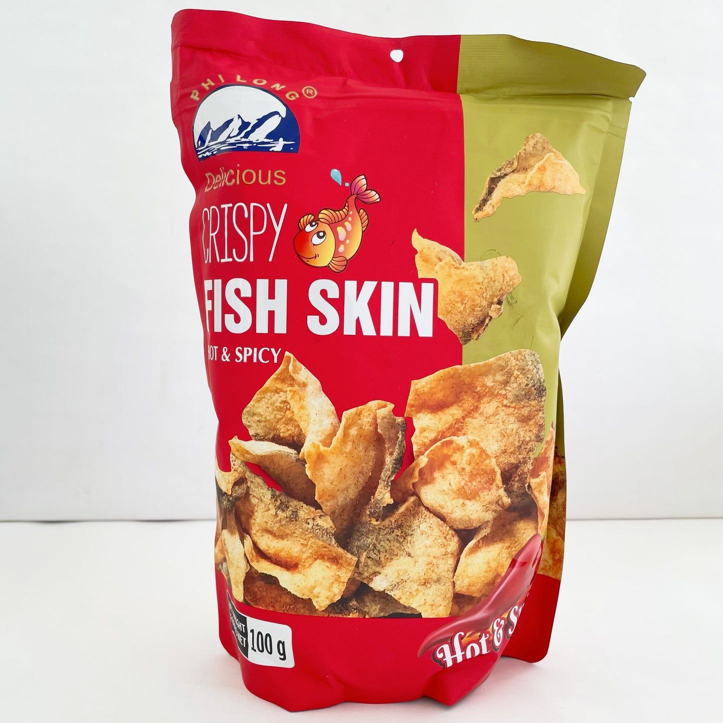 香辣味脆魚皮(紅袋) 100g 越南产 特价380円
