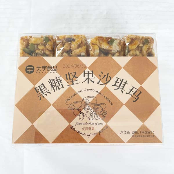 李軽軽 黒糖堅果沙琪瑪358g