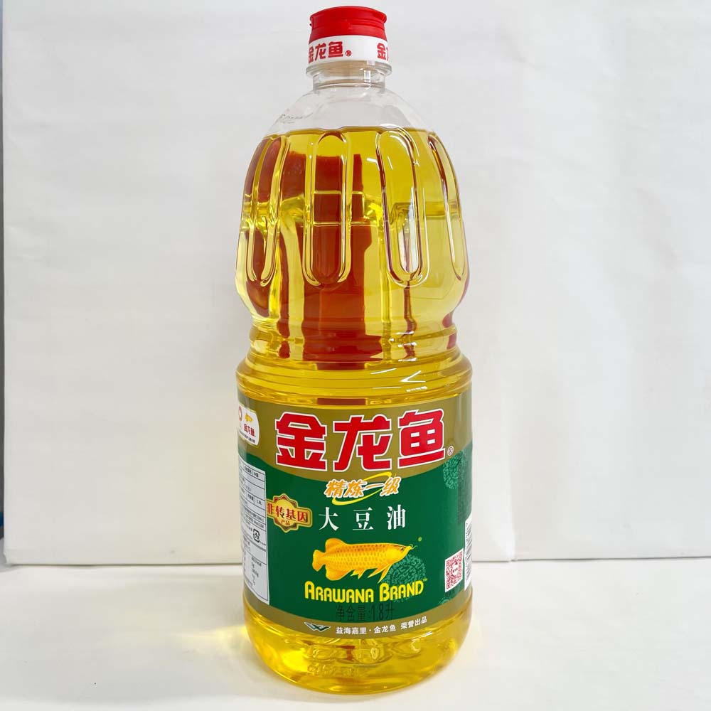 予約 金龍魚精練一級大豆油1.8L(非轉基因)