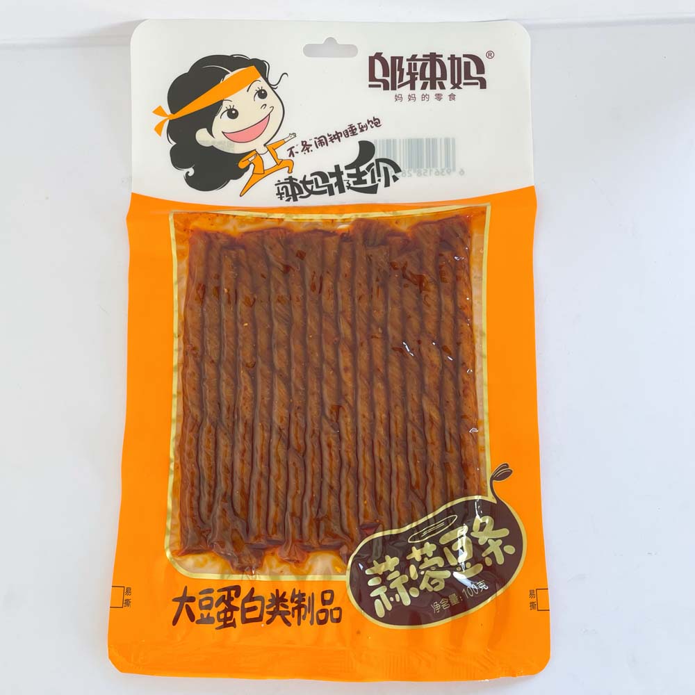 烏辣媽 蒜蓉豆条100g 辣条
