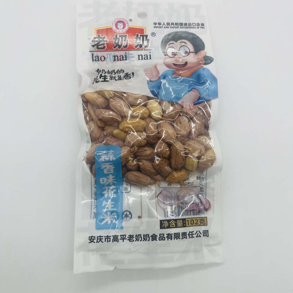 老乃乃 花生米蒜香味102g