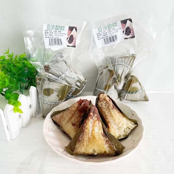 老師傅 豆沙甜粽 3个入 日本国内加工 約300g