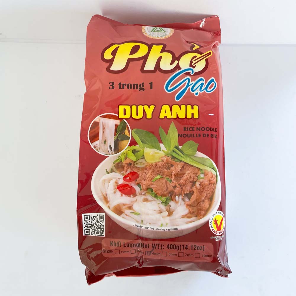 フォー 400g 越南 Bánh phở,phở gạo Duy Anh4MM フォー ベトナムビーフン
