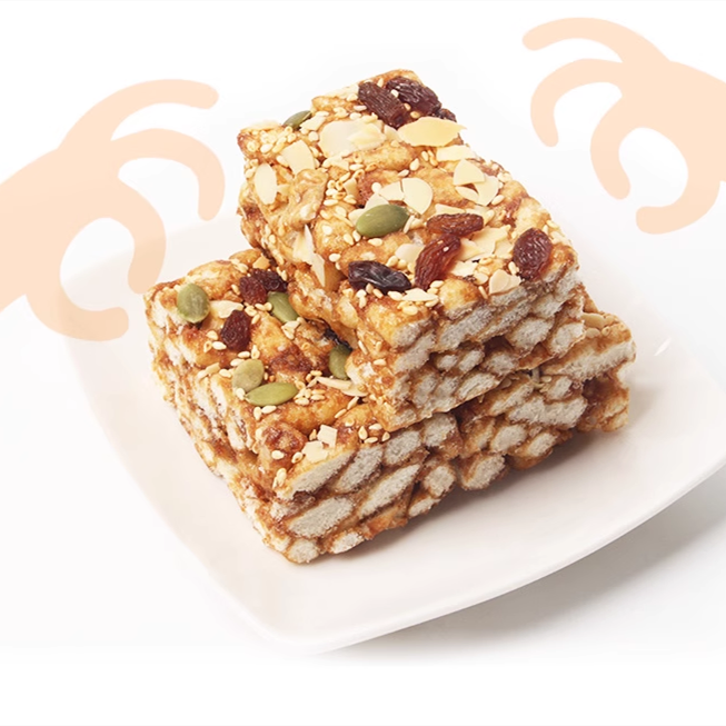 李軽軽 黒糖堅果沙琪瑪358g