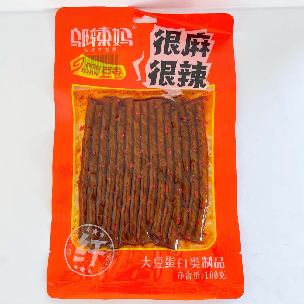 烏辣媽 豆卷(很麻很辣)100g 辣条