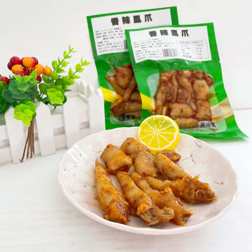 预售 青松香辣鳳爪100g 日本国内加工
