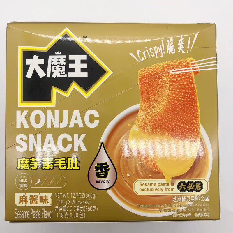 大魔王 魔芋素毛肚 麻醤味 18g