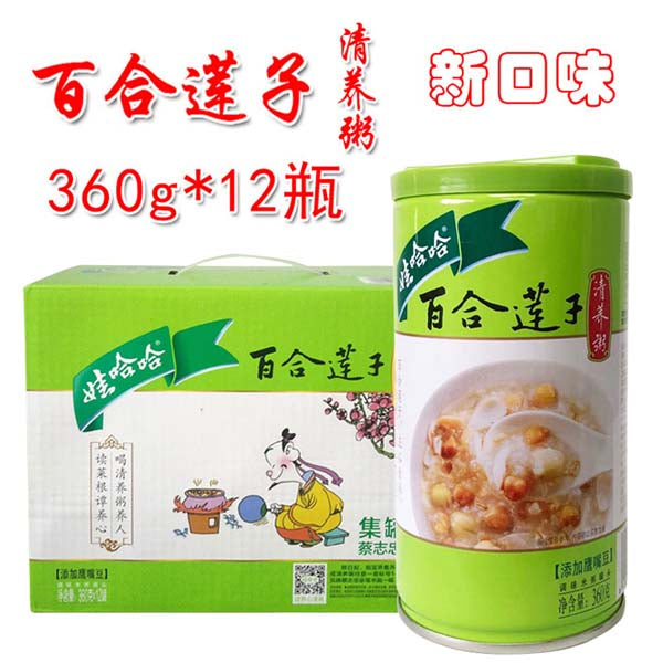 娃哈哈百合蓮子八宝粥360g