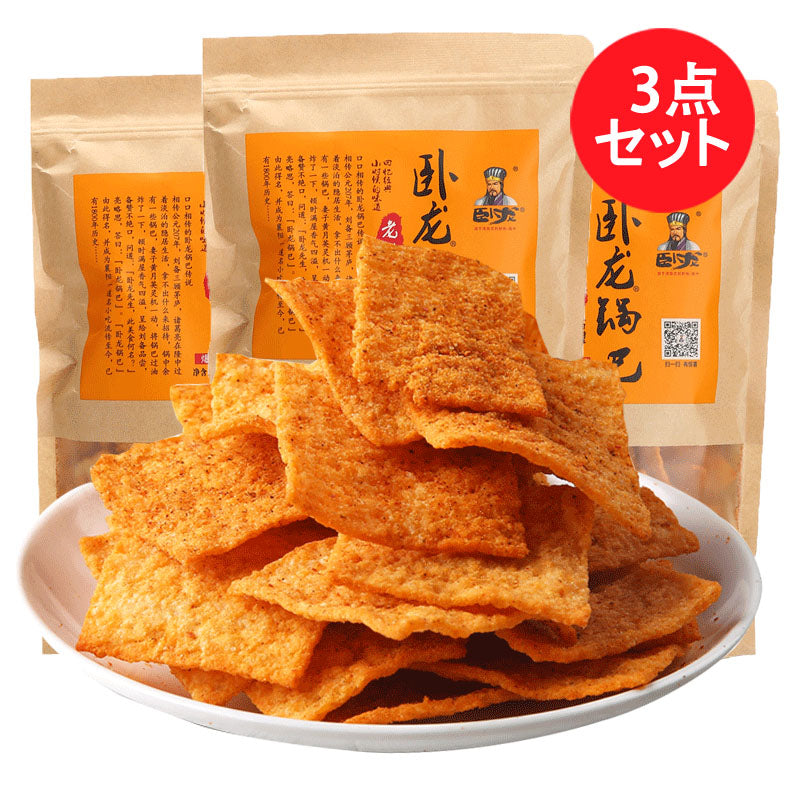 臥龍 老灶鍋巴 爆辣 200g