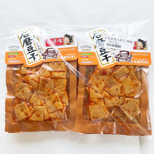 婆婆嘴豆干 泡椒味90g