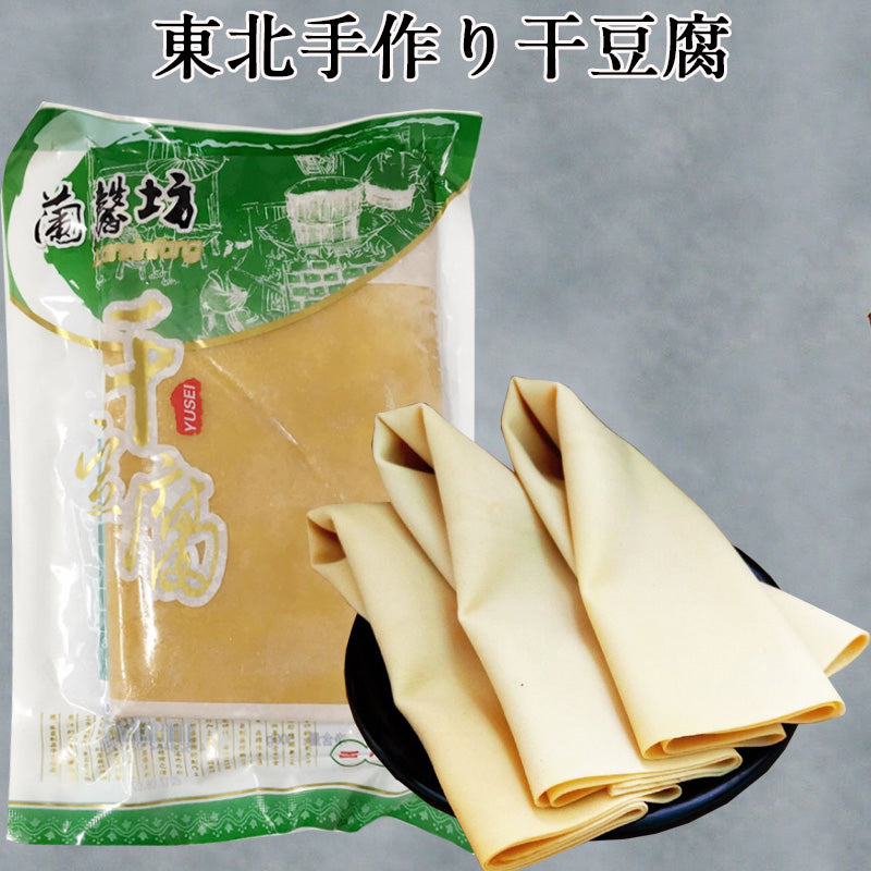 蘭馨坊 東北手工干豆腐 500g 冷凍品