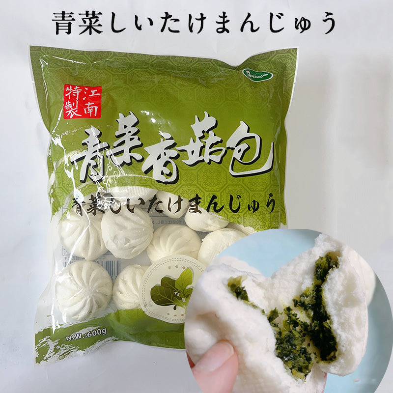 江南特製 青菜香姑GU包600g 12个入 冷凍品