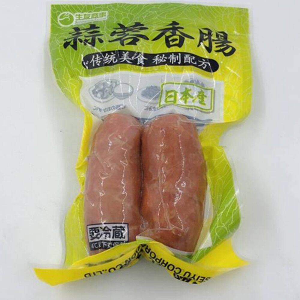 蒜蓉香腸 日本国内加工 賞味期限約10~15天 冷蔵品