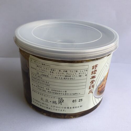 予約 延明 檸檬酸辣無骨鶏爪 380g 日本国内加工
