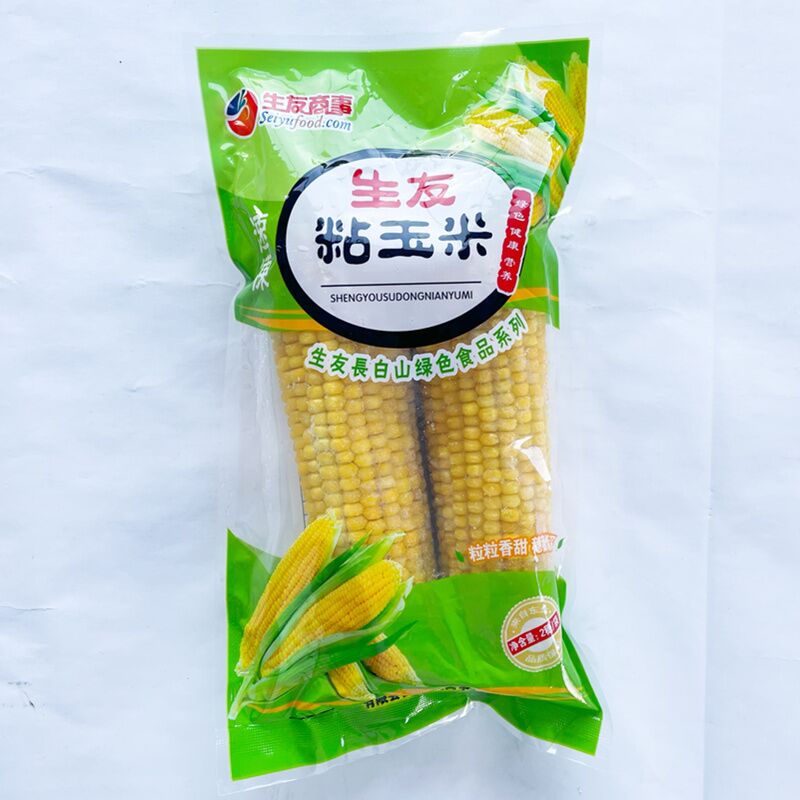 生友 黄糯玉米2個入約500g 冷凍品
