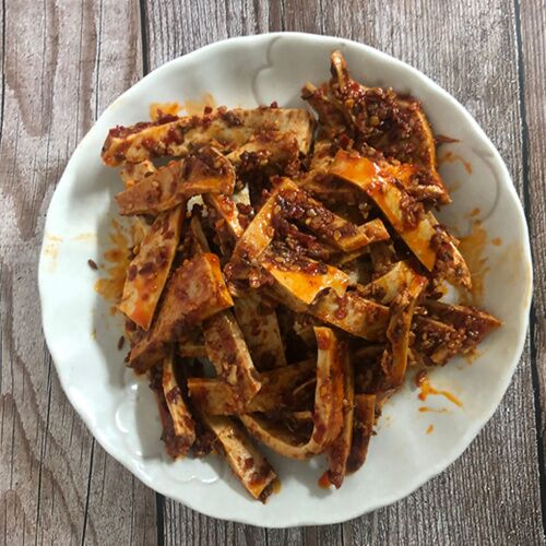 牛血管和え(孜然血管)200g 日本国内加工 冷凍品