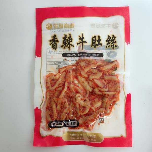 予售 香辣牛肚糸 100g(生友)日本国内加工 賞味期限約10~15天 冷蔵品