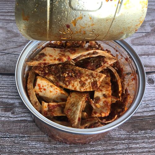 牛血管和え(孜然血管)200g 日本国内加工 冷凍品