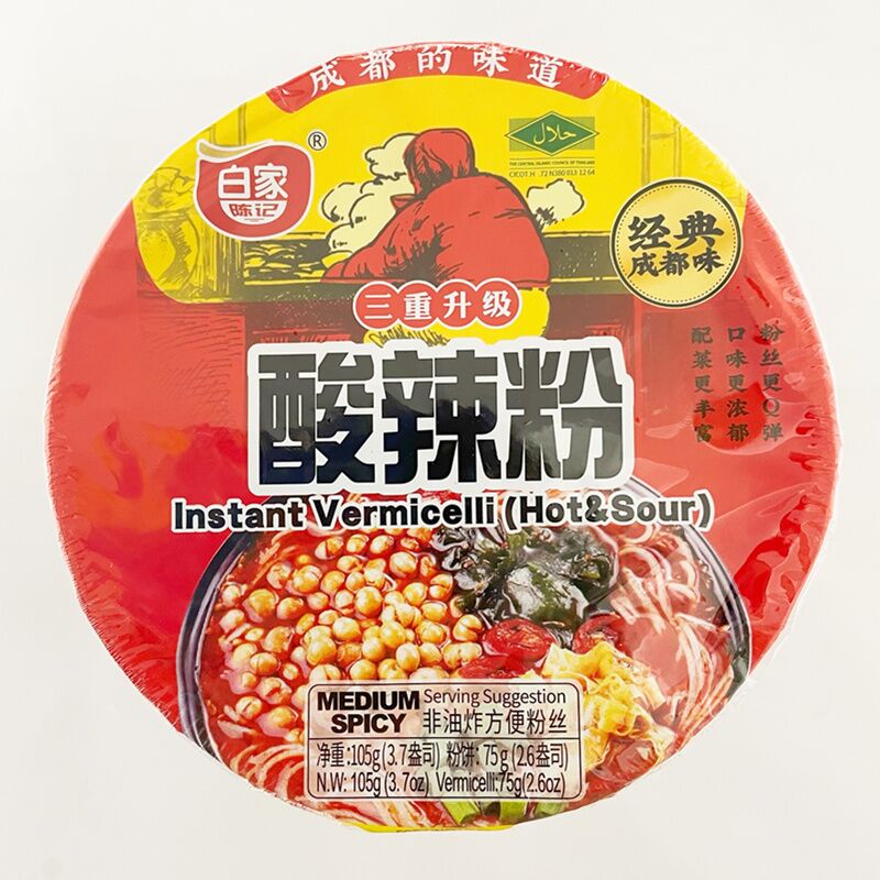 白家 酸辣粉絲盒装 105g
