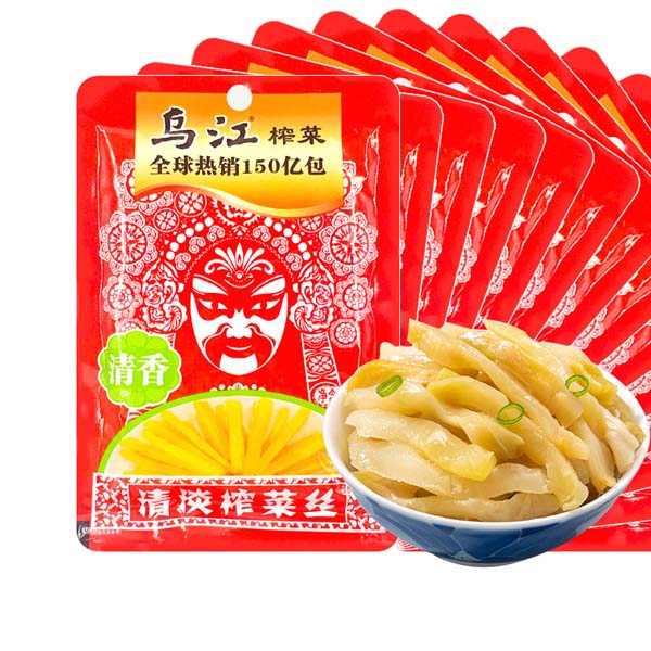 烏江 清淡搾菜 (清香) 80g 不辣