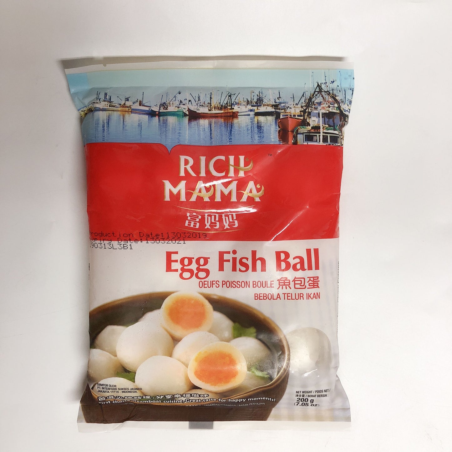 富媽媽 魚包蛋 200g(生友) 冷凍品