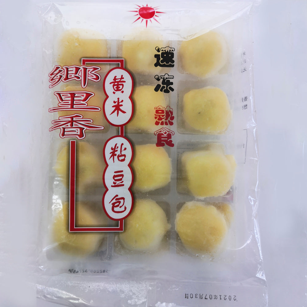 黄米面熟粘豆包 38g*12 冷凍品