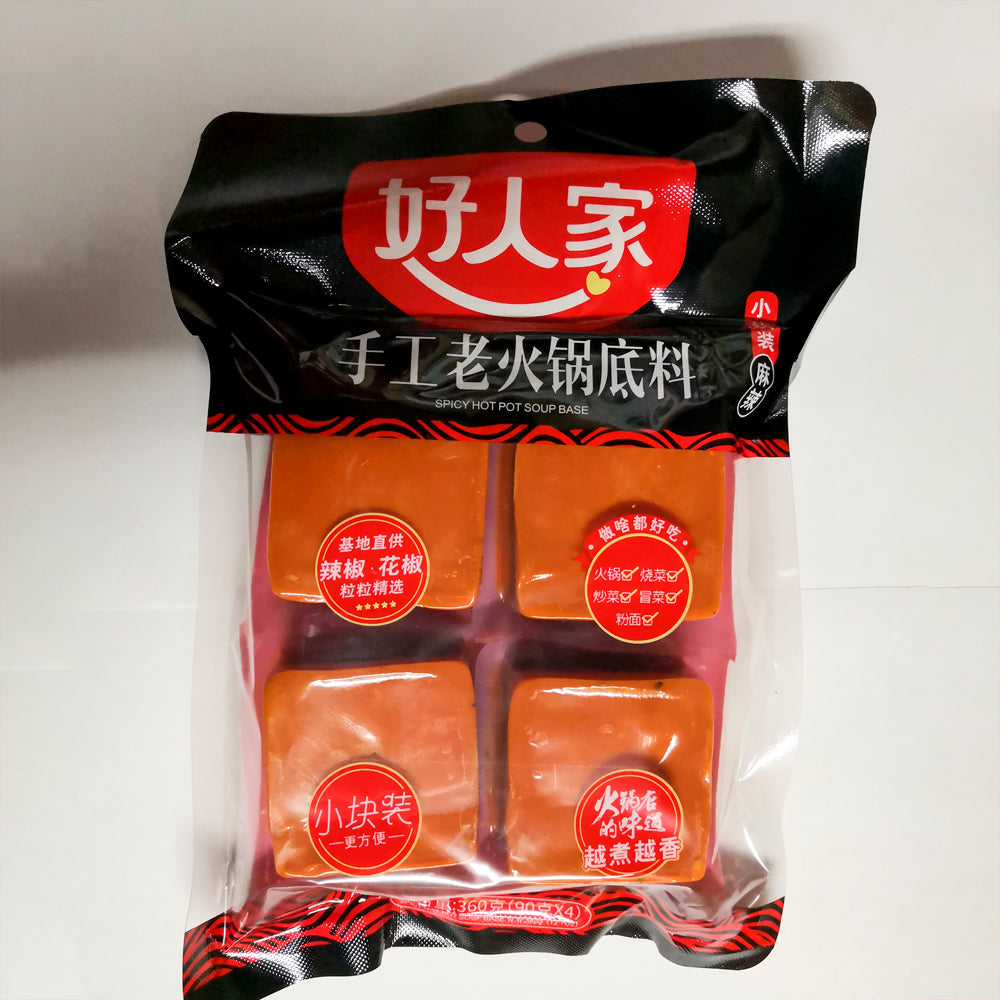 好人家手工火鍋底料 4个入 360g