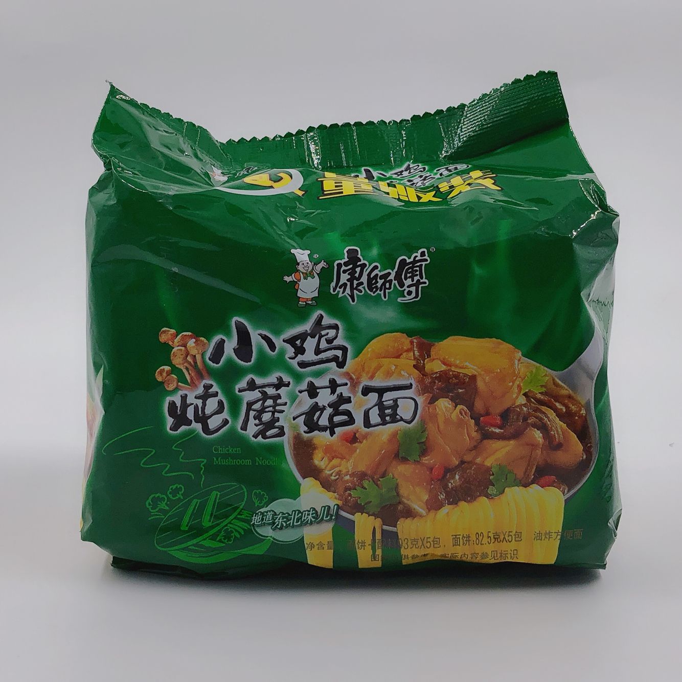 康師傅 小鶏燉麿姑5連包