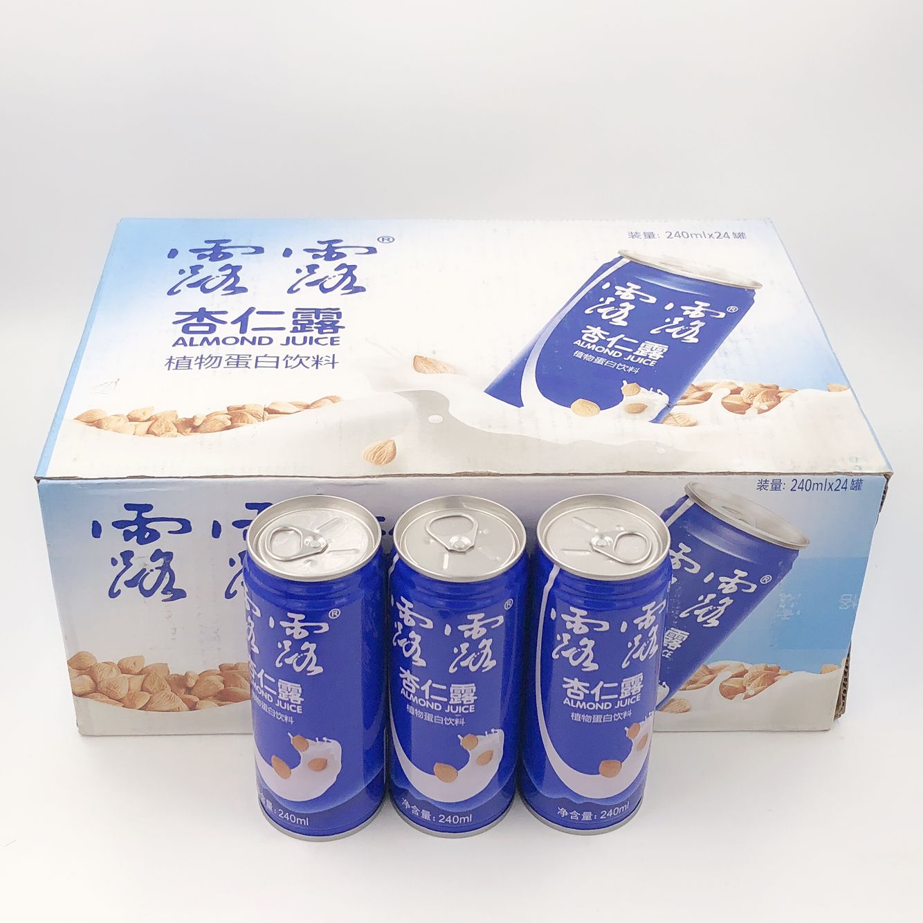 杏仁露露飲料(深藍色包装) 240ml 比浅色包装更甜一点